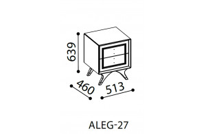 Прикроватная тумба Алегро ALEG-27