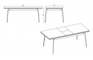 Стол Лоретто (Loretto) Loret-14