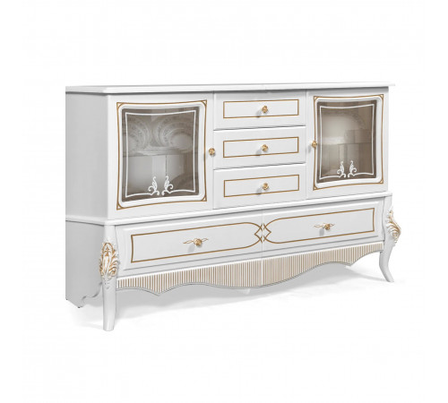 Гостиная Стелла (белый золото)