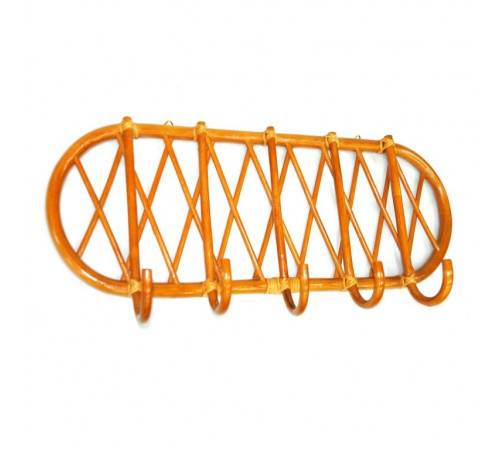 Вешалка настенная Classic Rattan 25/03 из натурального ротанга
