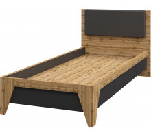 Односпальная кровать 90x200 Сканди МН-036-21 графит