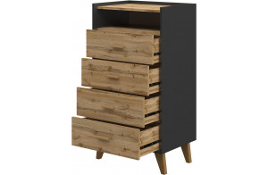 Комод Сканди высокий МН-036-18(графит)