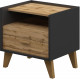 Тумба прикроватная Сканди МН-036-28(графит)