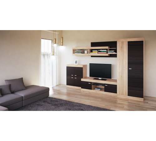 Тумба под телевизор в гостиную Веста МН-130-06