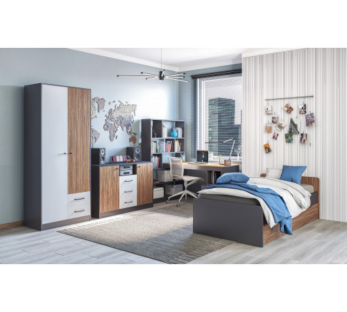 Двухстворчатый шкаф Мальма МН-135-03