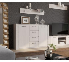 Широкий комод 1400 Элана, цвет Бодега белая