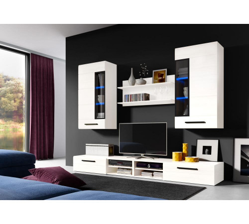 Настенная полка Кёльн-980 Белый Аляска