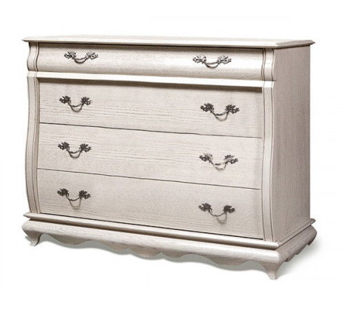 Комод Оскар ММ-216-04 (белая эмаль+пт)