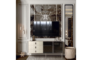 Комод для гостиной Богемия Фарфале (Bogemia Farfalle) БМКМ-4(Fa) [5]