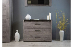 Комод малый NEW, Денвер Риббек серый