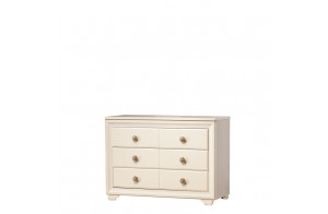 Комод для белья Афины 362 кремовый белый